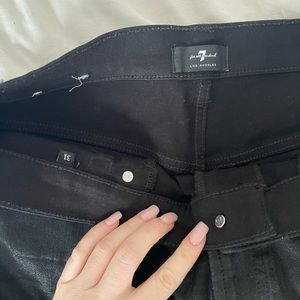 7 for all mankind black jeans